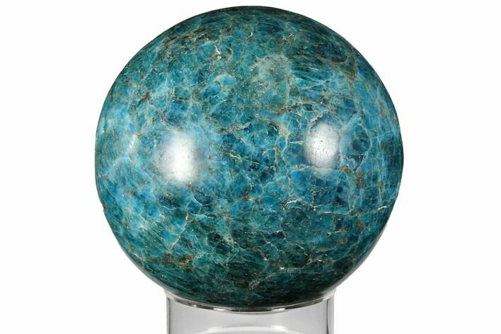 Bright Blue Apatite Sphere - Madagascar #133091